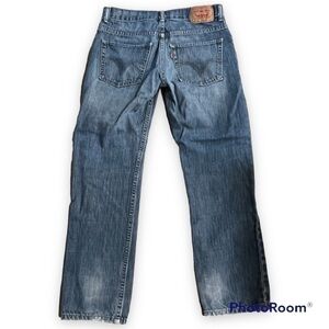 𝅺levi’s 511 denim jeans zipper fly 18 regular 29W 29L medium wash 5 pockets.